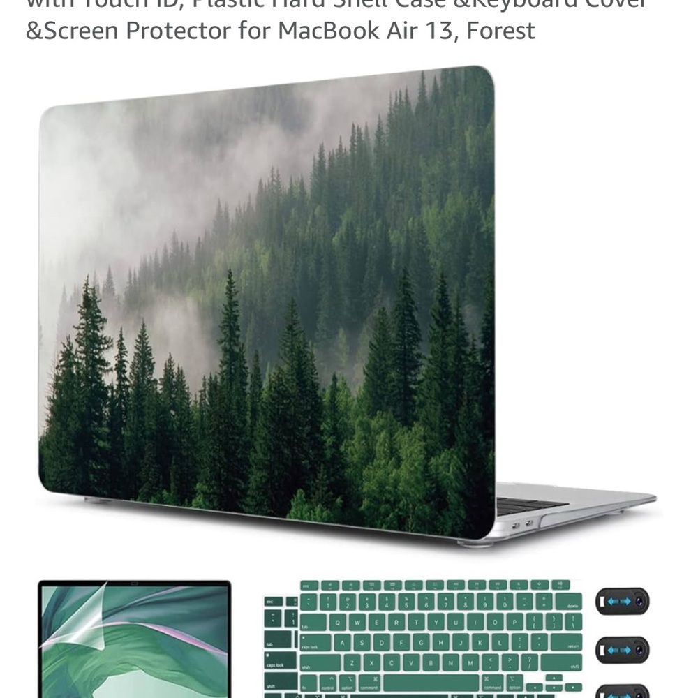 Forest Design Laptop Case for MacBook Air 13